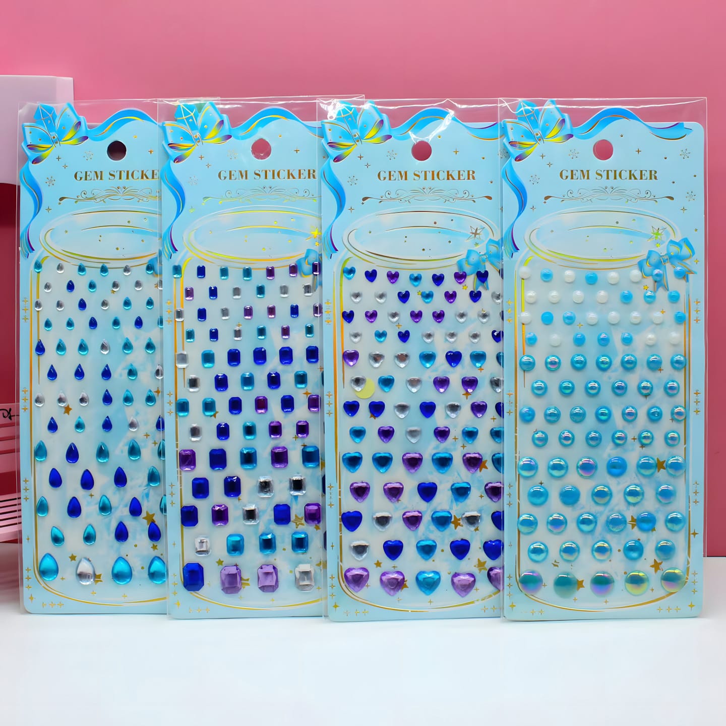 ABS-167 Single Gem Shape Diamond Sticker
