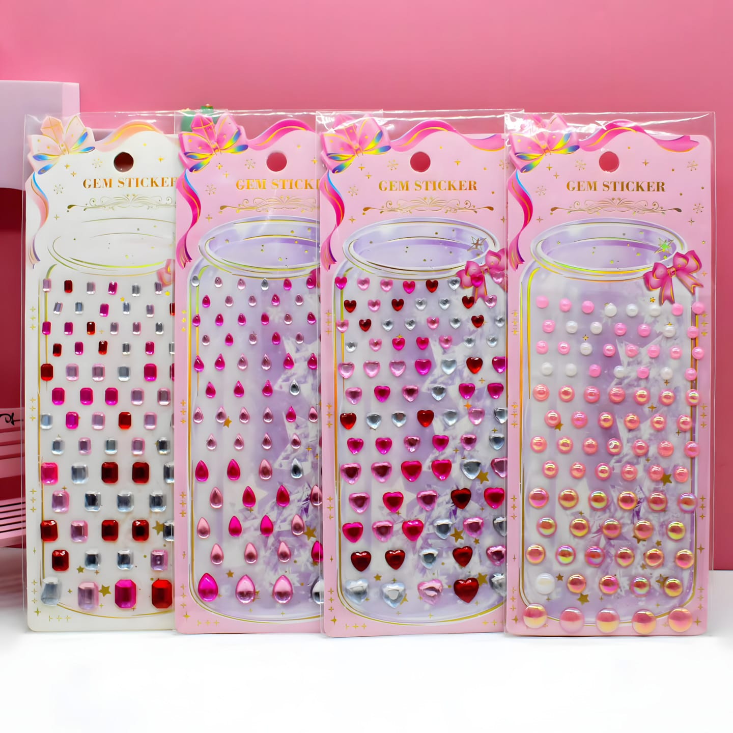 ABS-167 Single Gem Shape Diamond Sticker