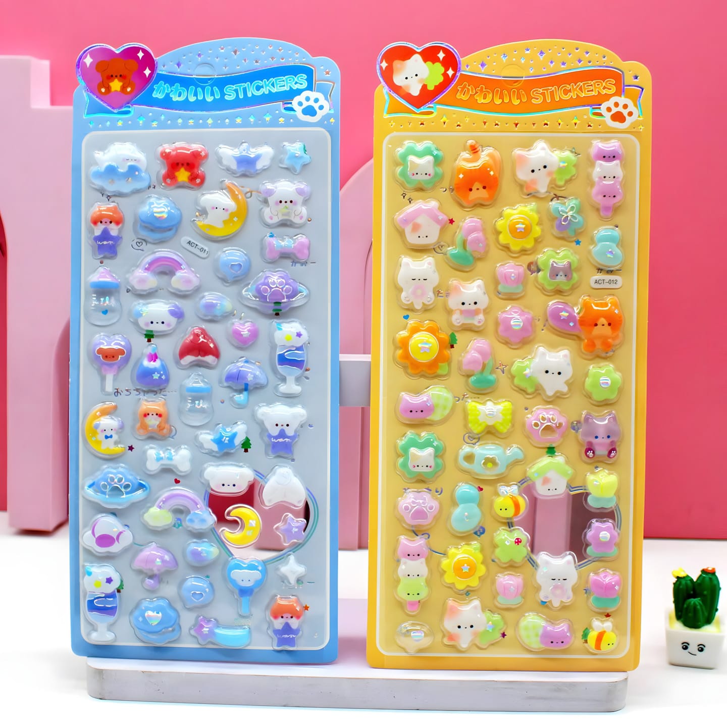 ACT Embossed 3D Sticker (12 Designs)