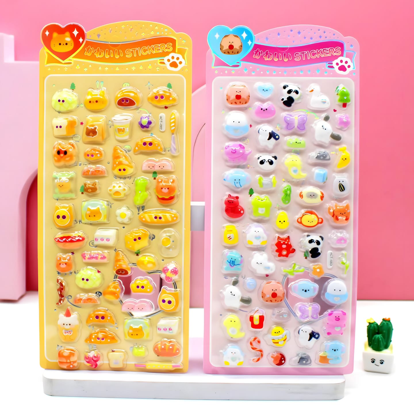 ACT Embossed 3D Sticker (12 Designs)