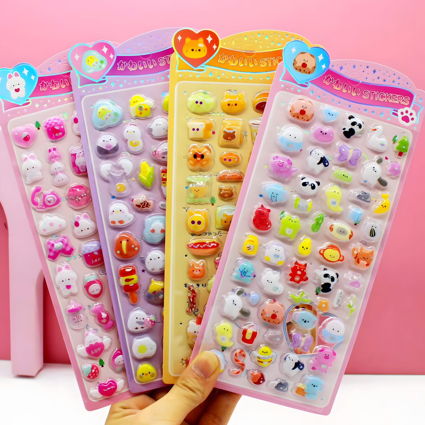 ACT Embossed 3D Sticker (12 Designs)