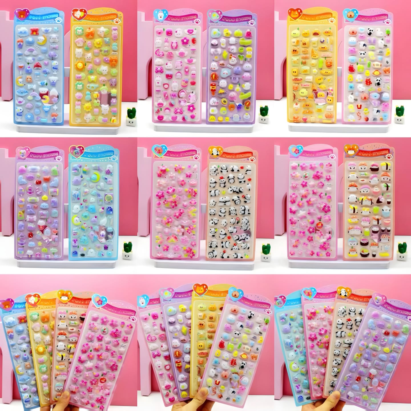 ACT Embossed 3D Sticker (12 Designs)