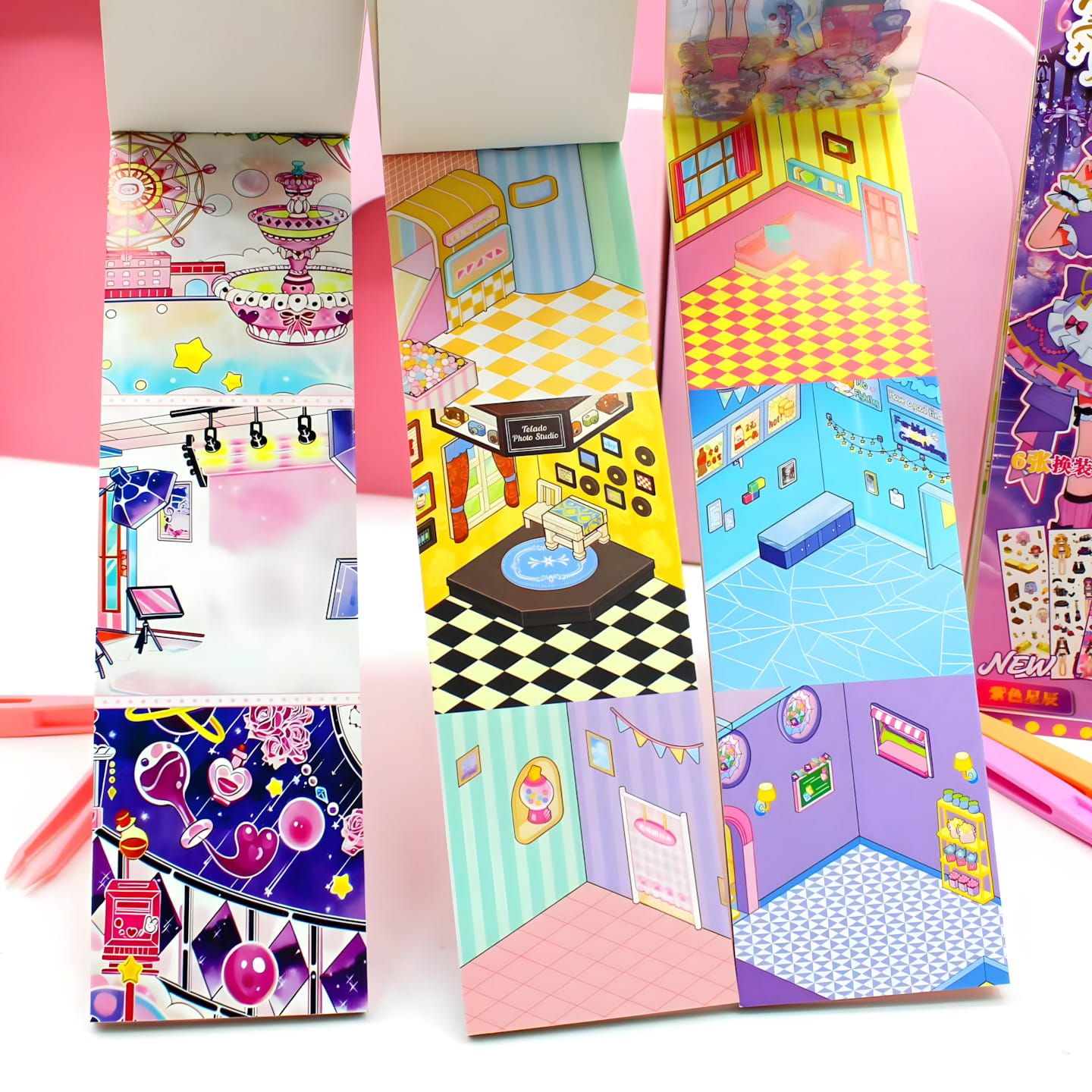 CH-225 Handheld Game Sticker Book 16pcs