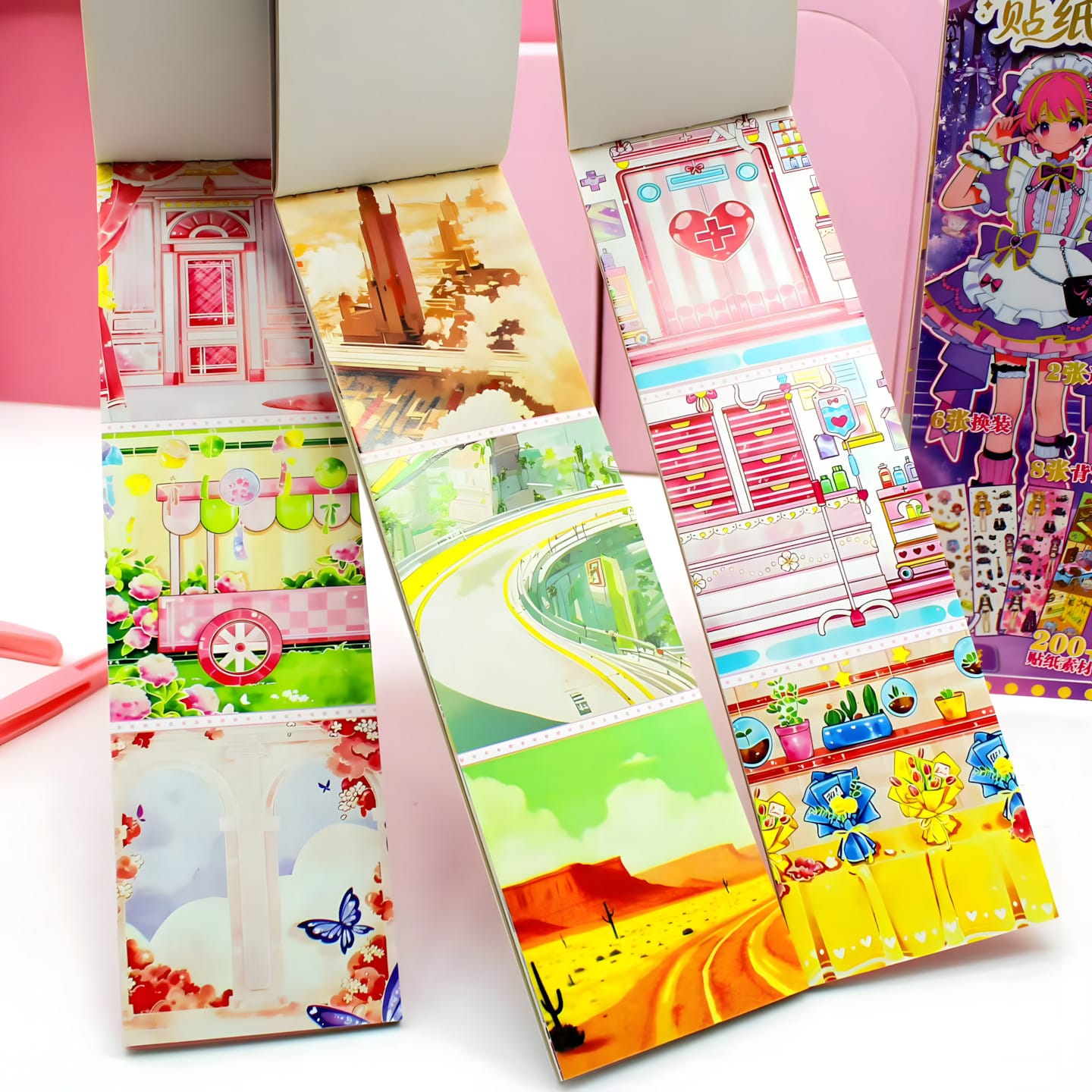 CH-225 Handheld Game Sticker Book 16pcs