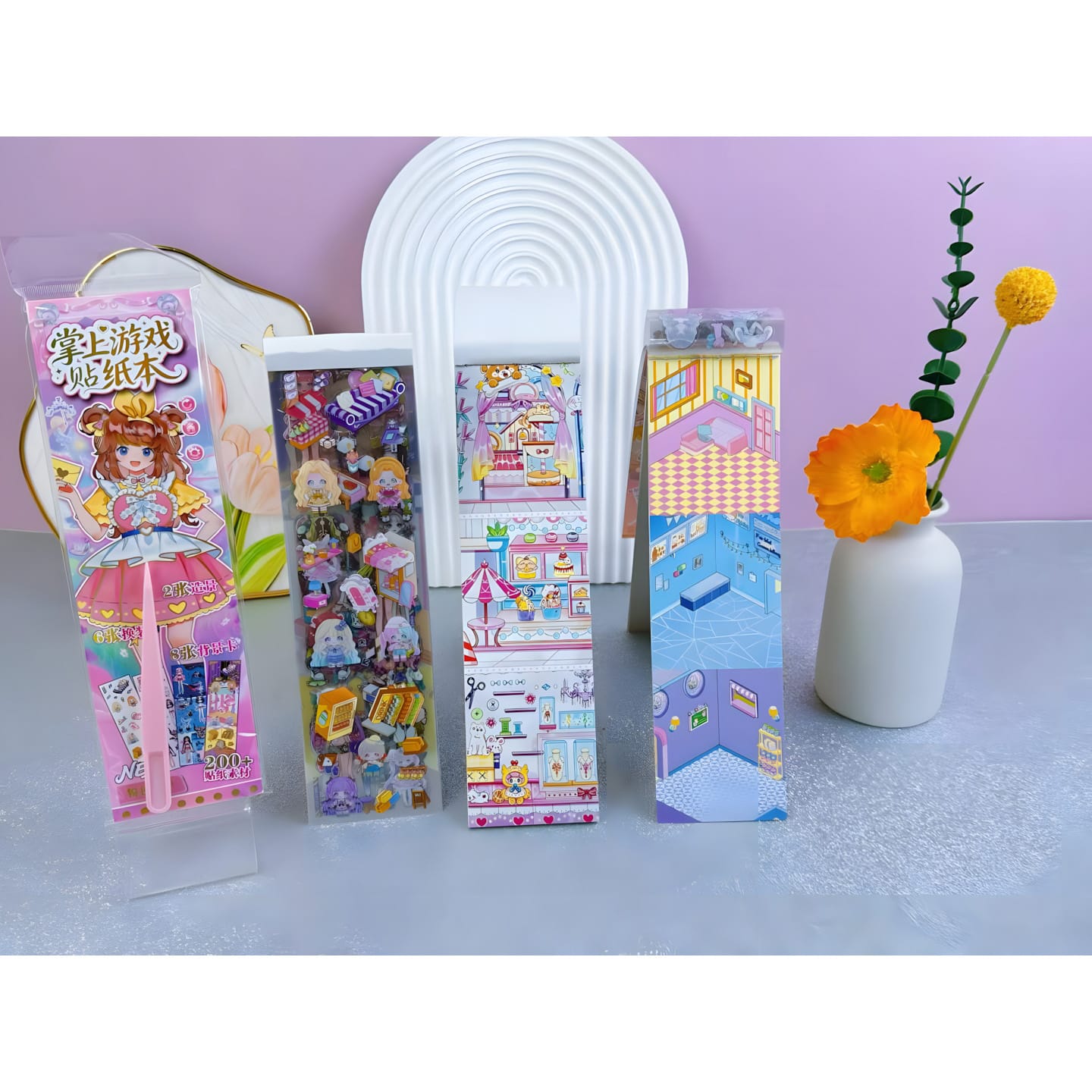 CH-225 Handheld Game Sticker Book 16pcs