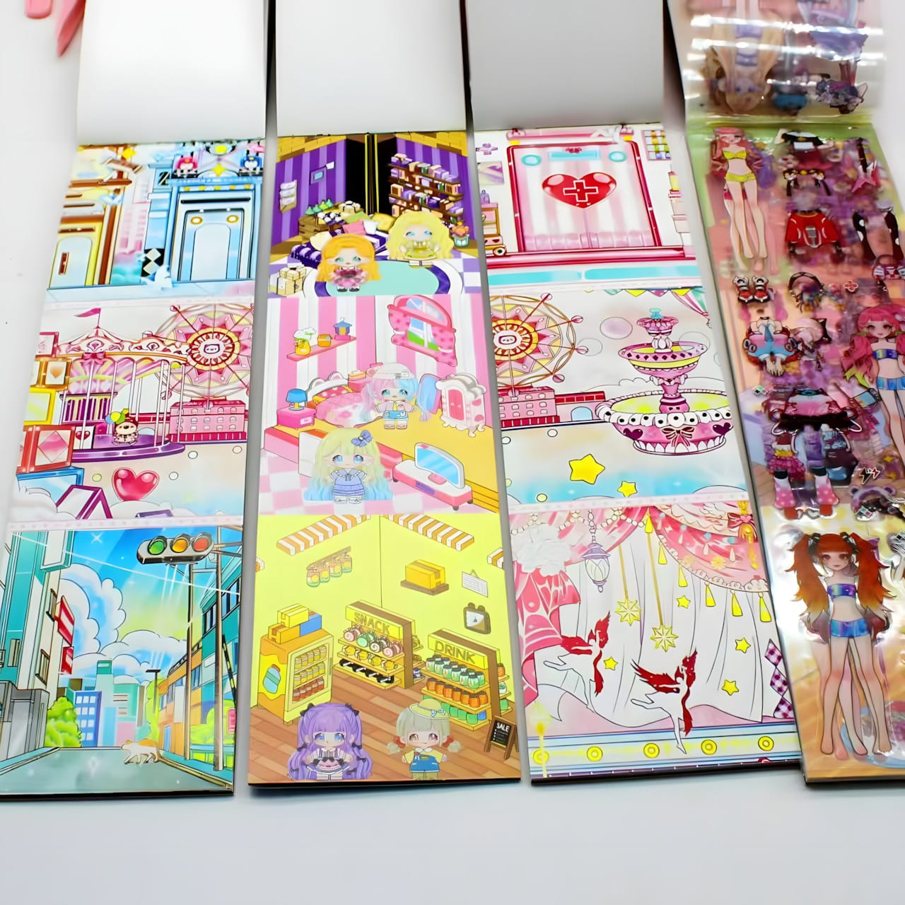 CH-225 Handheld Game Sticker Book 16pcs