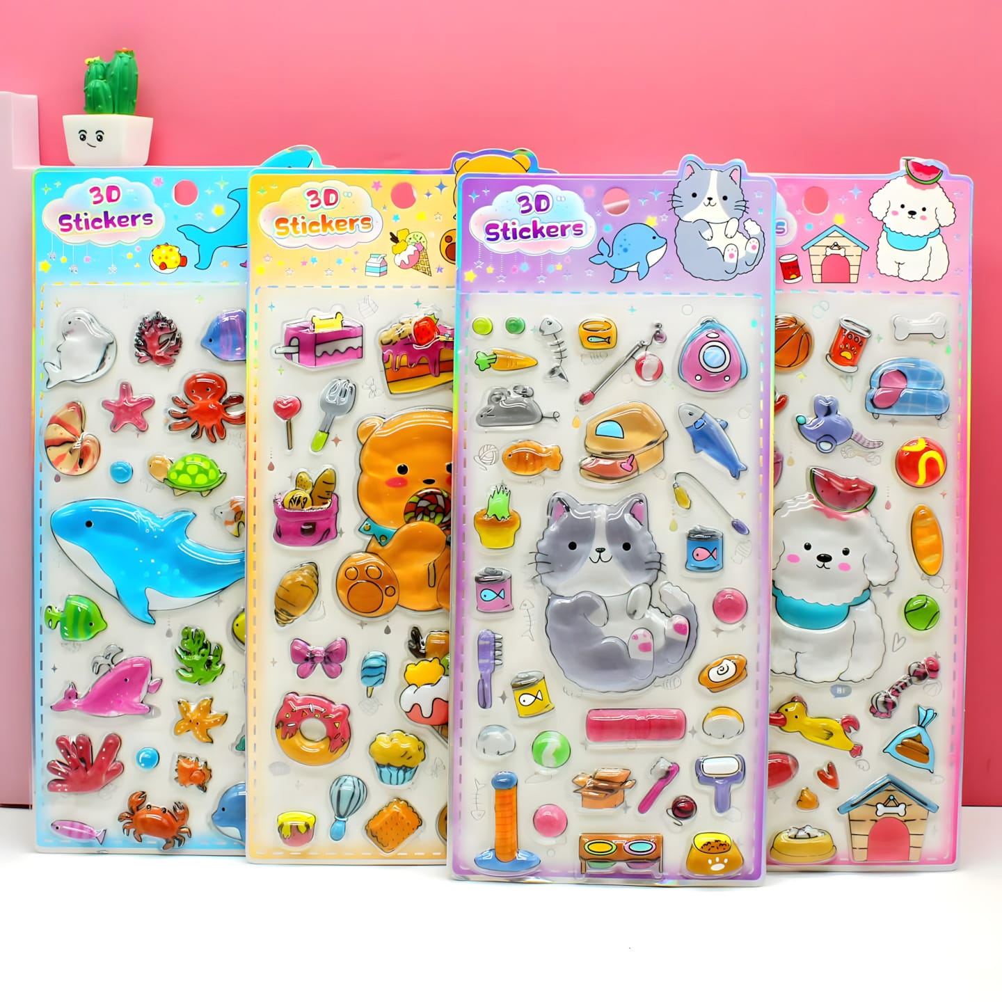 CHA Crystal Embossed 3D Sticker