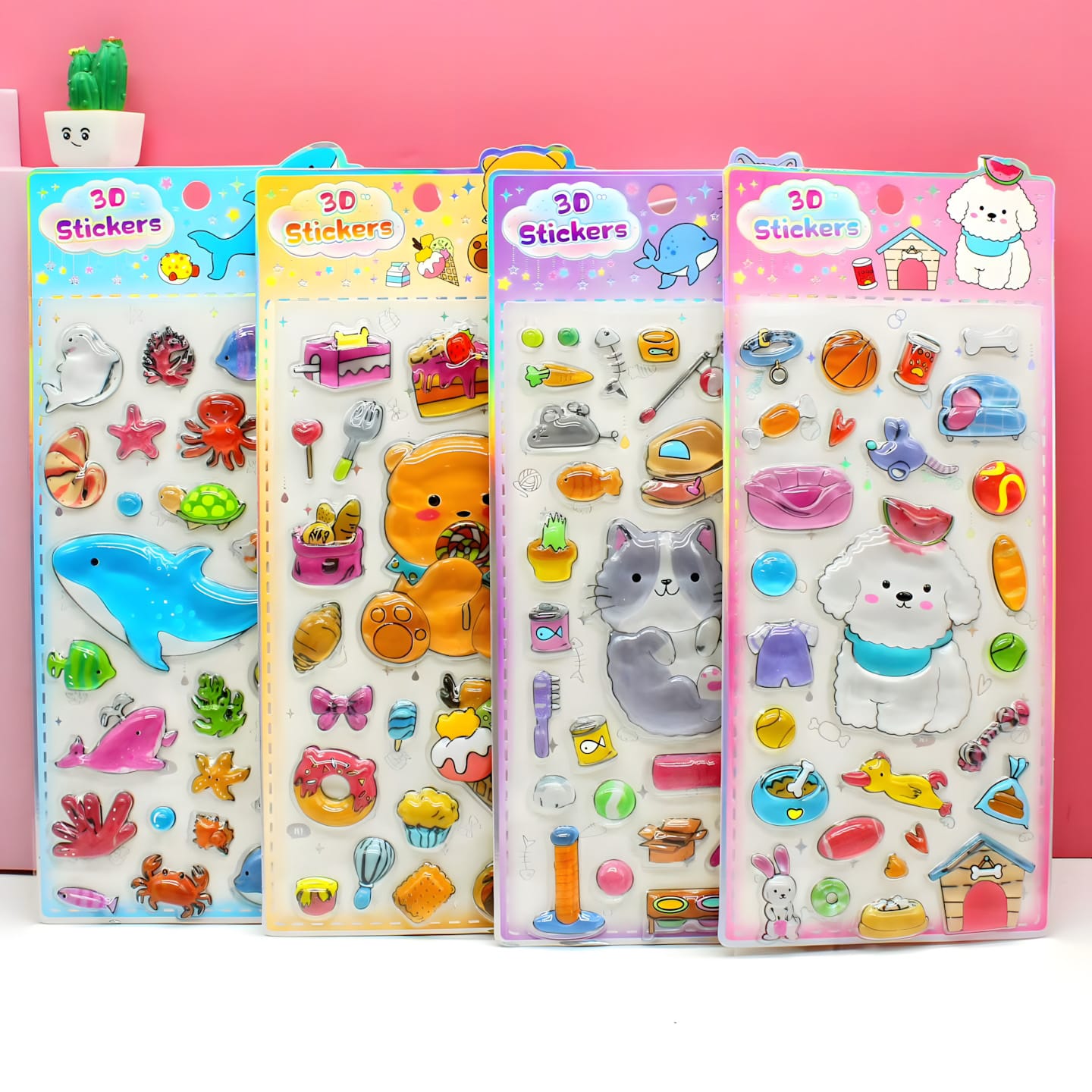 CHA Crystal Embossed 3D Sticker