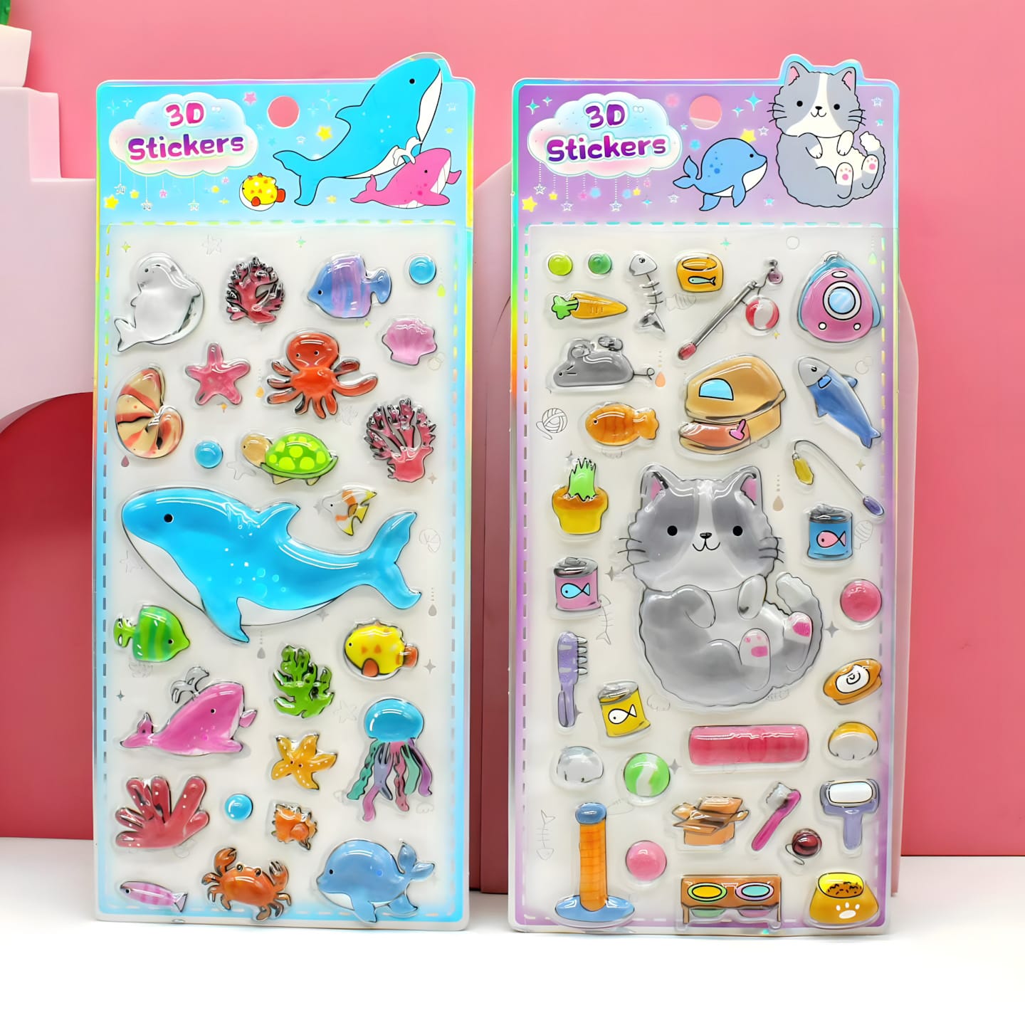 CHA Crystal Embossed 3D Sticker