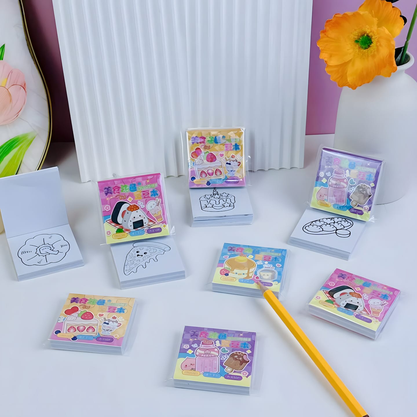 CS-056 Coloring Dot Sticker Book 50pcs