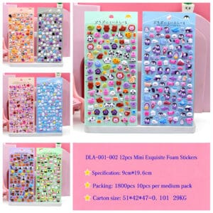 DLA Delicate Foam 3D Sticker