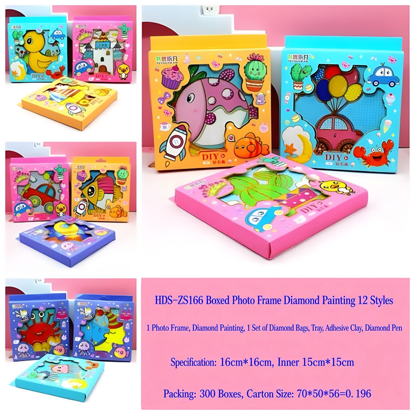 HDS-ZS166 Boxed Frame Diamond Painting DIY
