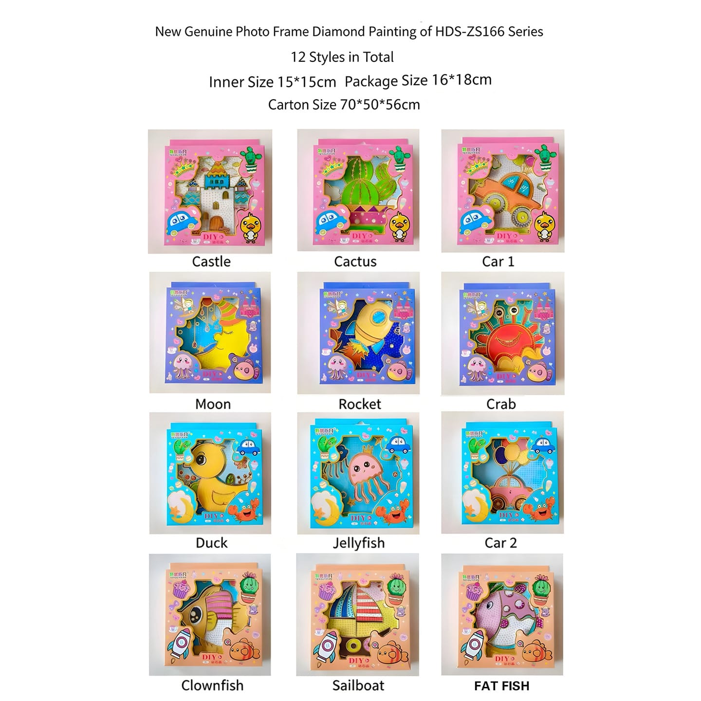 HDS-ZS166 Boxed Frame Diamond Painting DIY