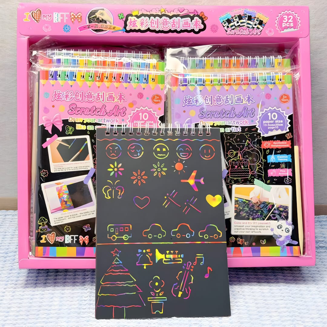 HL-9088 Medium Scratch Art Book