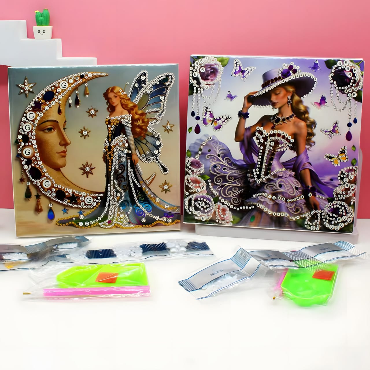 HXD-139 Cold-press Rainbow Pearl Painting (12 Designs)