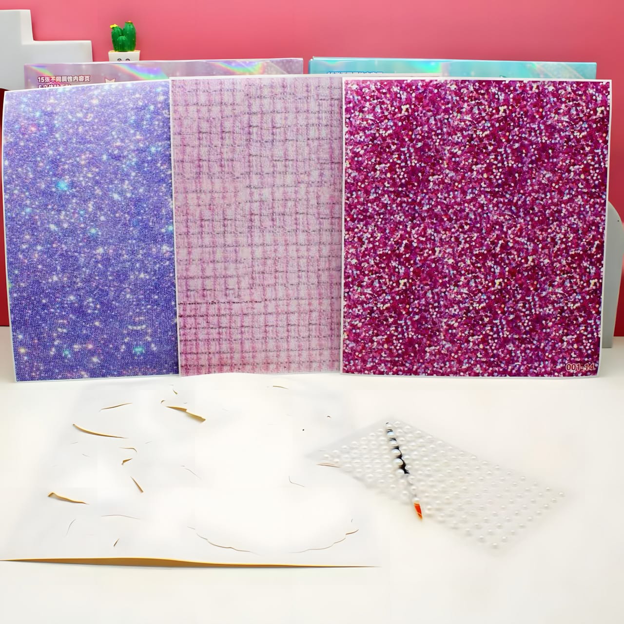 JH74W Clothing DIY Sticker Book 16pcs