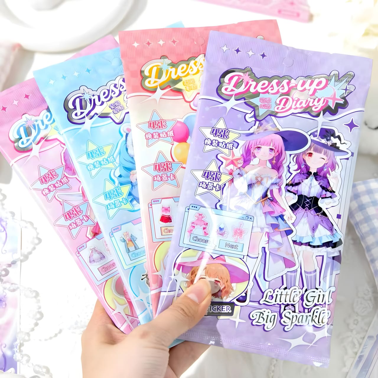 JH79W Dress-up Sticker Pack 8pcs