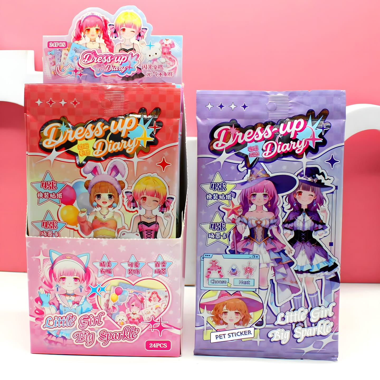 JH79W Dress-up Sticker Pack 8pcs