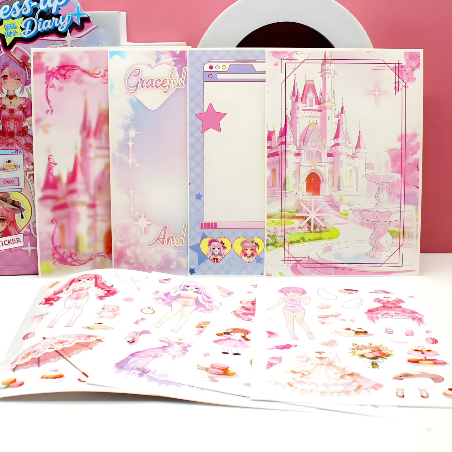 JH79W Dress-up Sticker Pack 8pcs