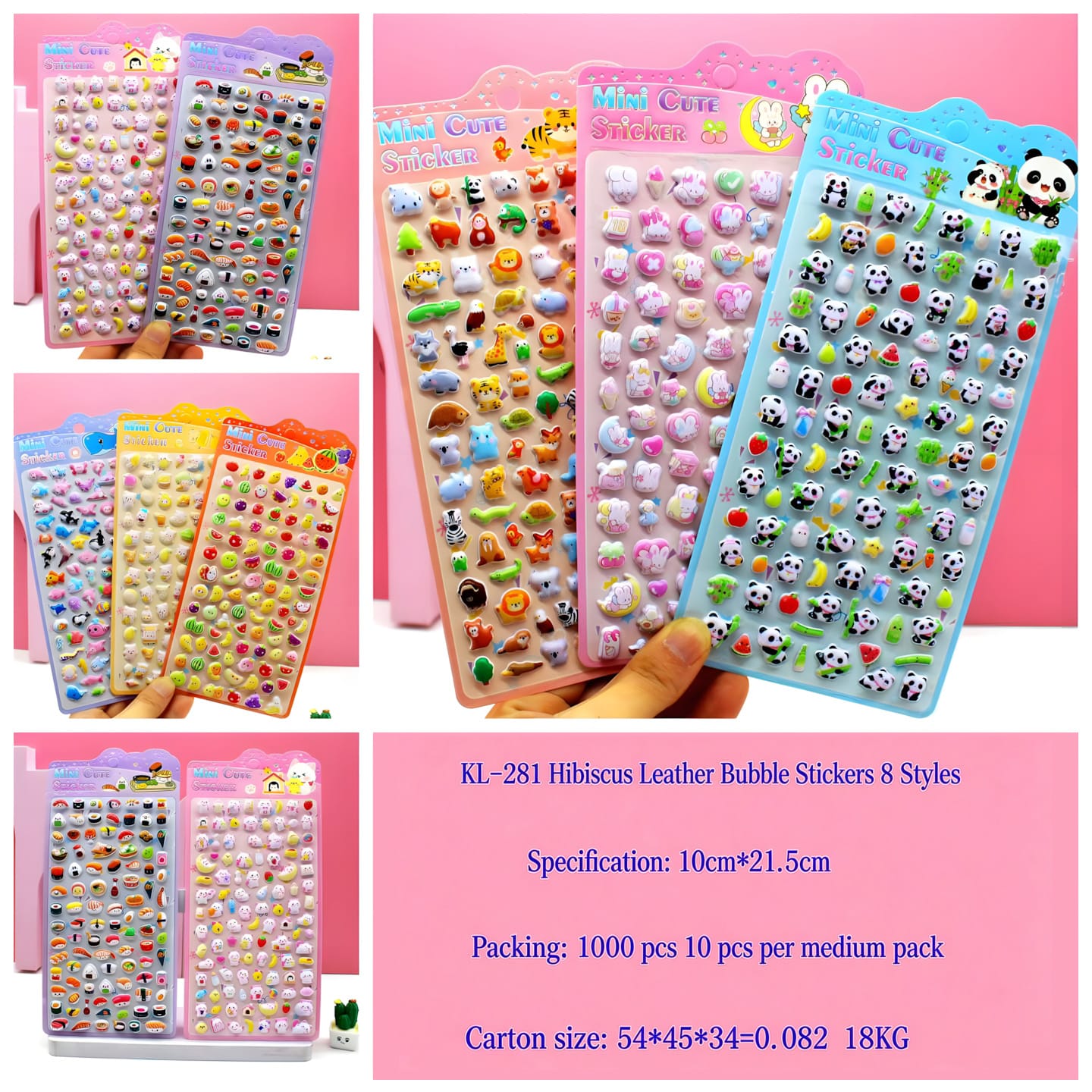 KL-281 3D Foam Sticker