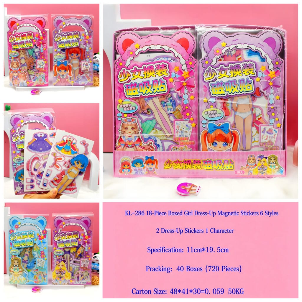 KL-286 Magnetic Dress-Up Stickers