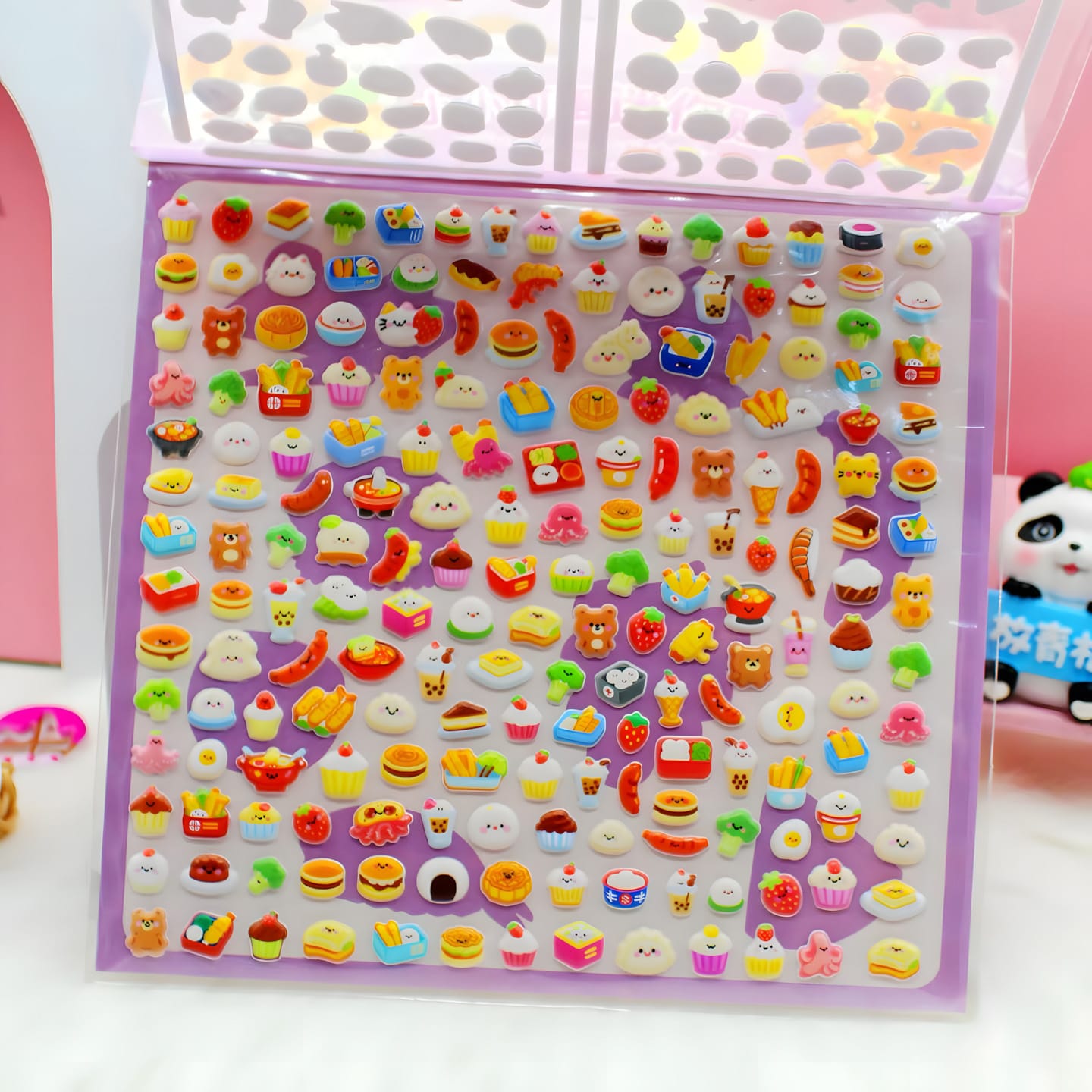 KL-289 Double-Layer Puffy Dress-Up Stickers