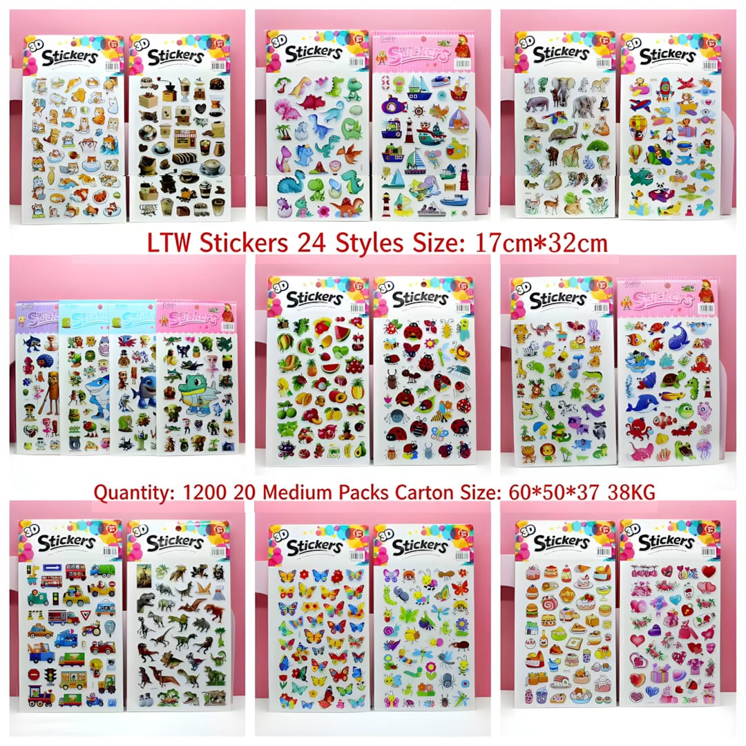 LTW Bubble Sticker (24 Designs)