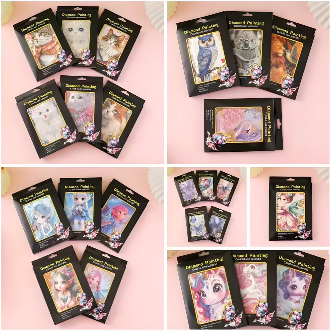 MML-823 Glitter Diamond Painting DIY (24 Designs)