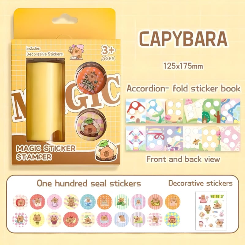 XA Magic stamp stickers
