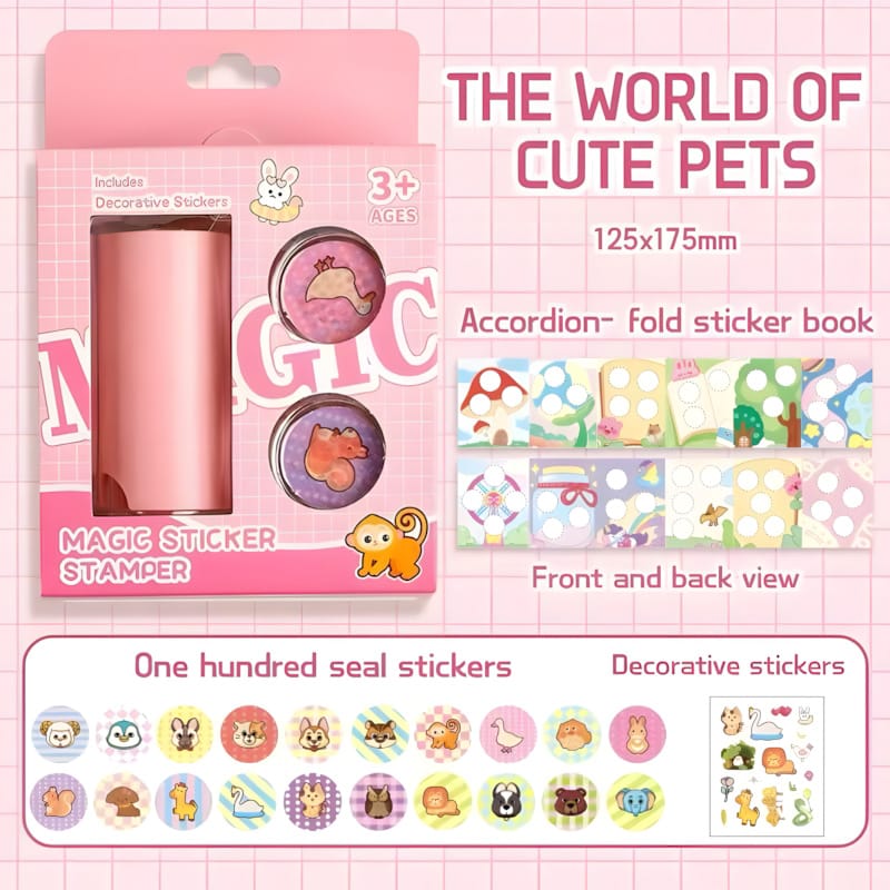 XA Magic stamp stickers