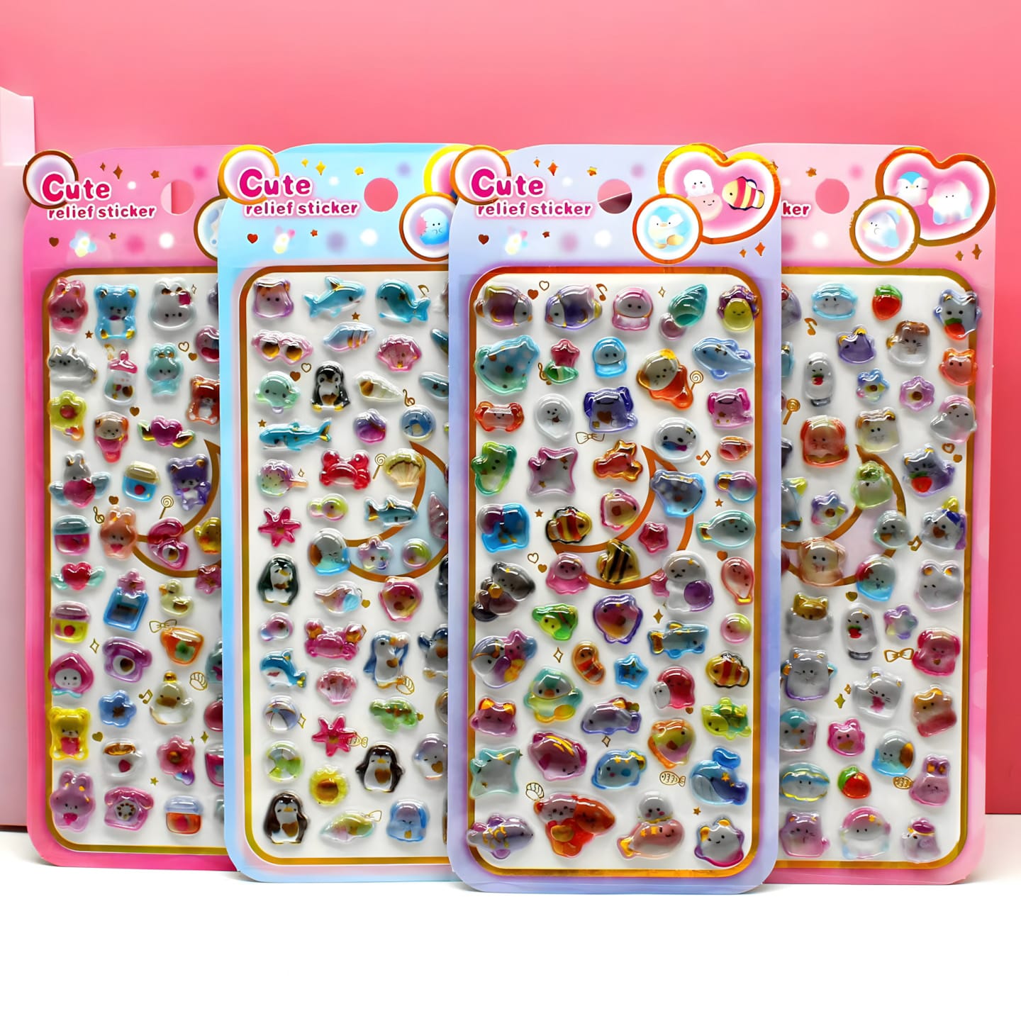 SY-1159 3D Embossed Stickers
