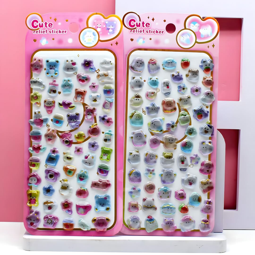 SY-1159 Japanese-Style Solid Embossed Stickers
