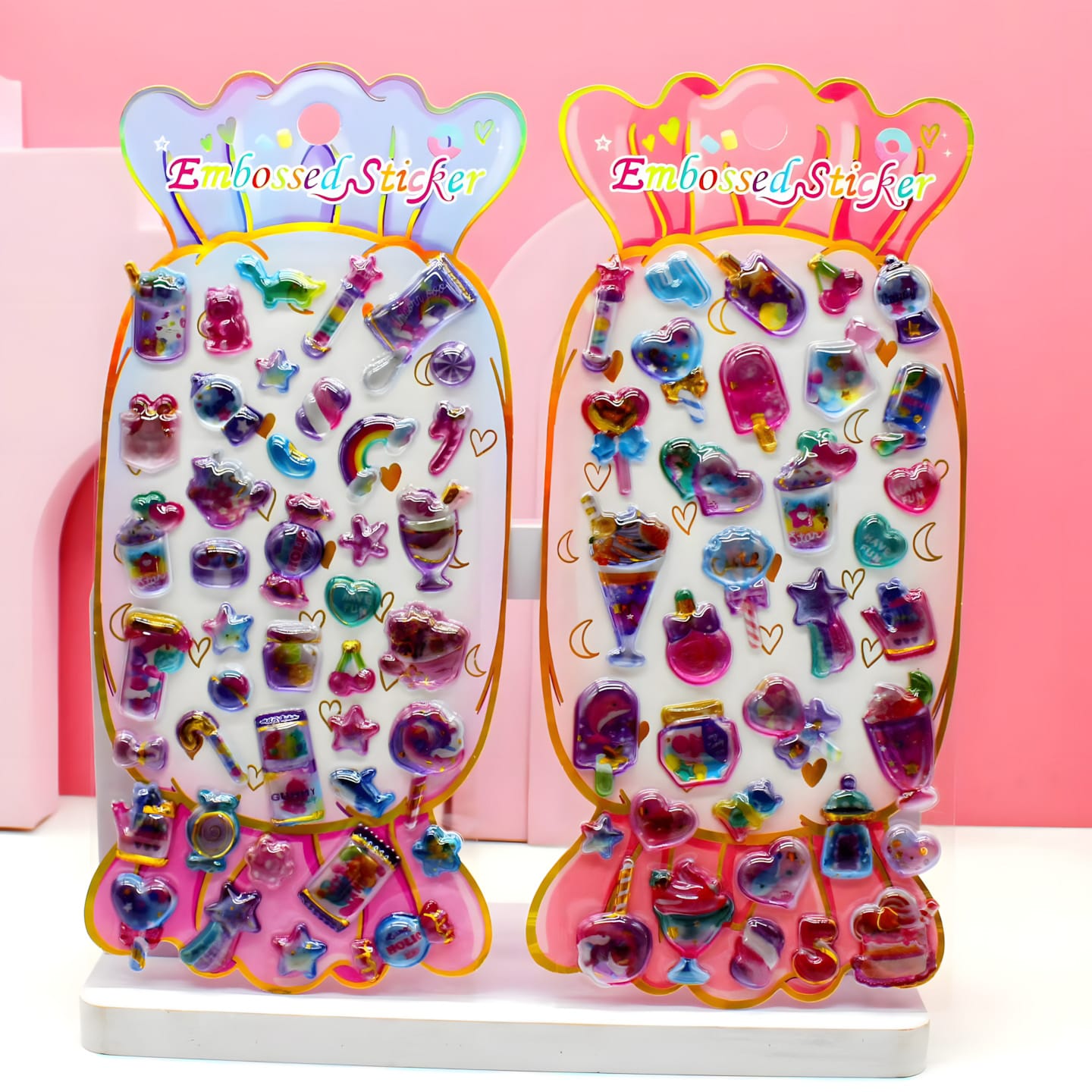 SY-1319 Candy 3D Embossed Stickers