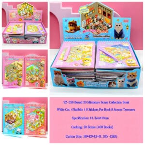 SZ-358 Scene Sticker Book DIY