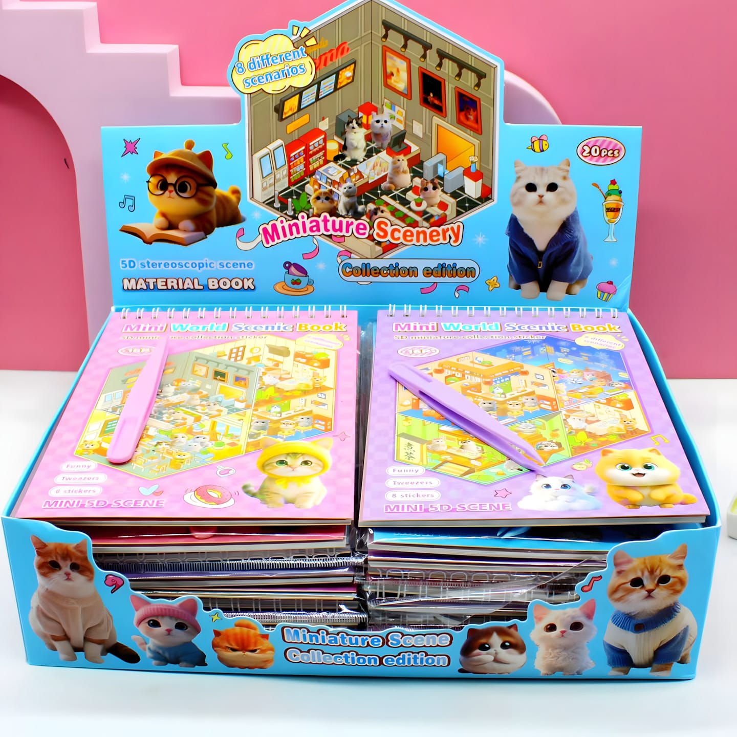 SZ-358 Scene Sticker Book DIY