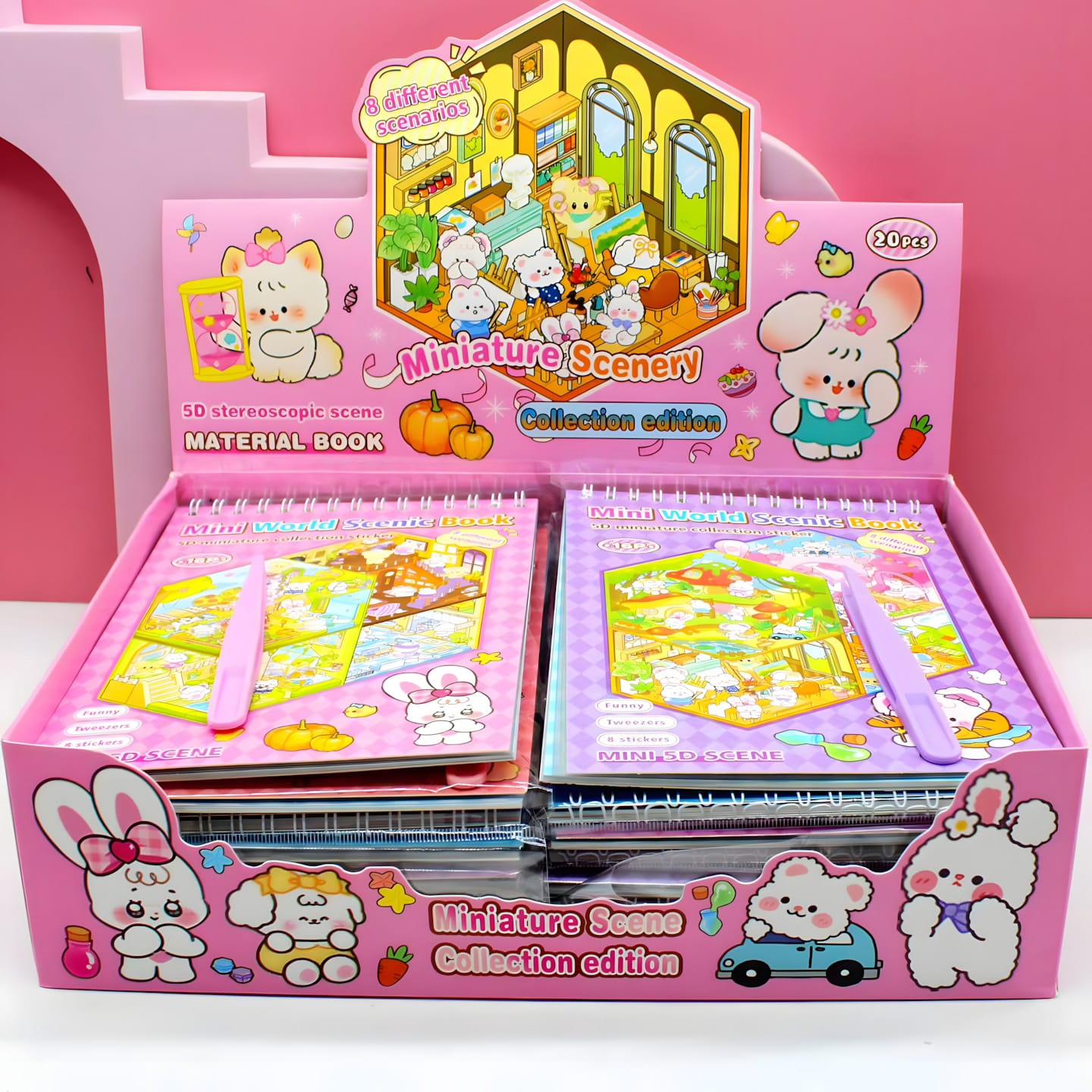 SZ-358 Scene Sticker Book DIY