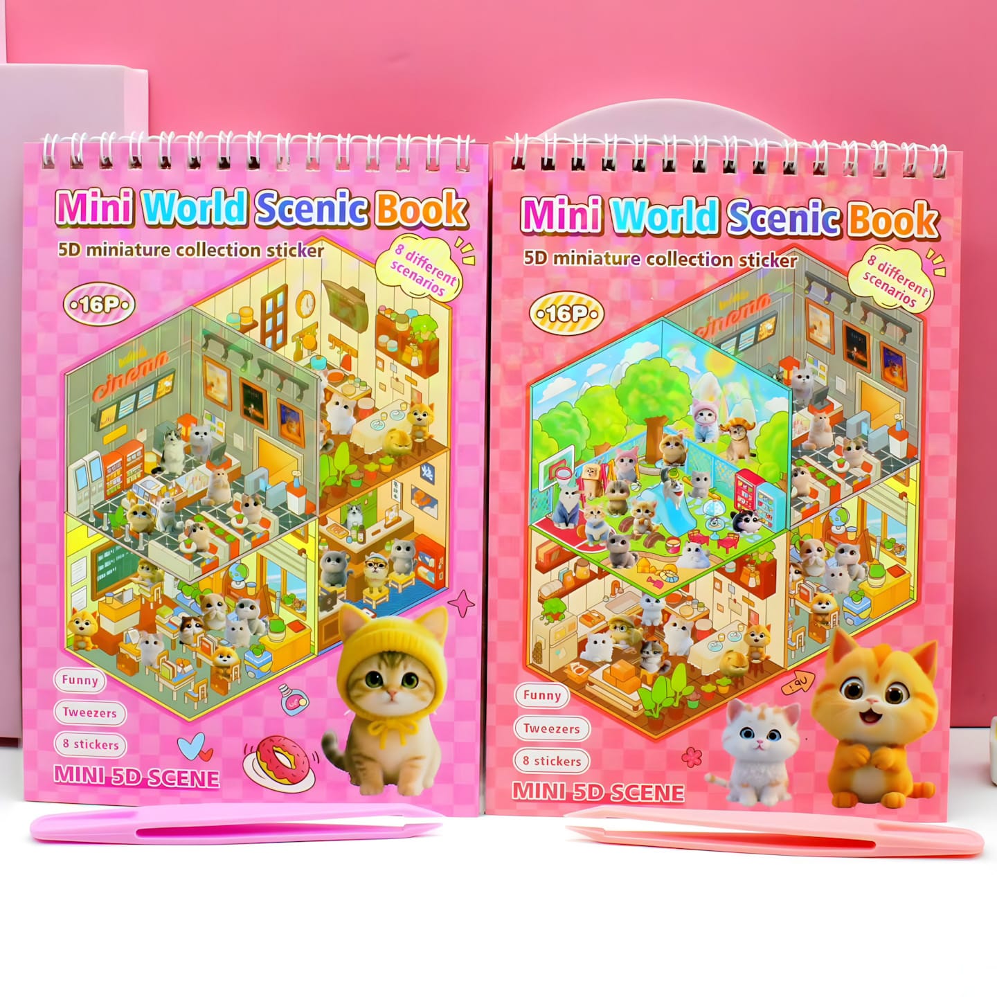 SZ-358 Scene Sticker Book DIY