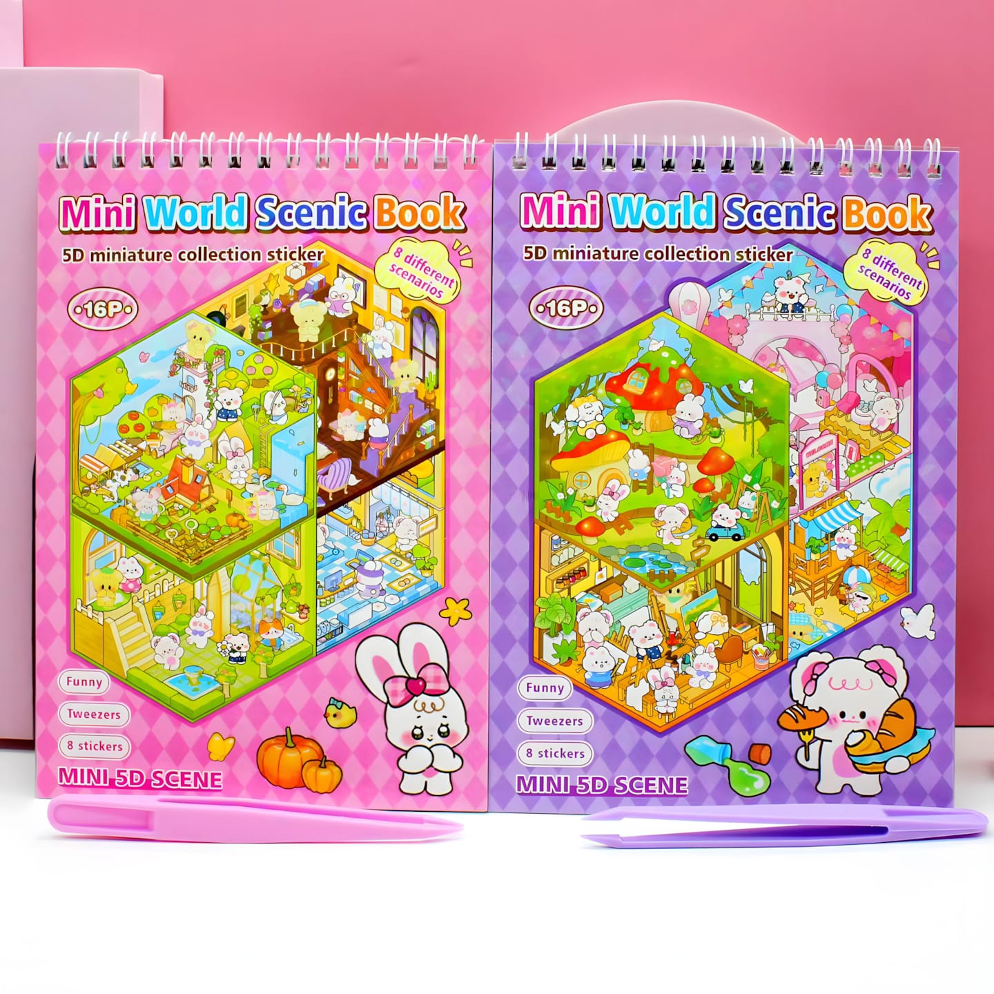 SZ-358 Scene Sticker Book DIY