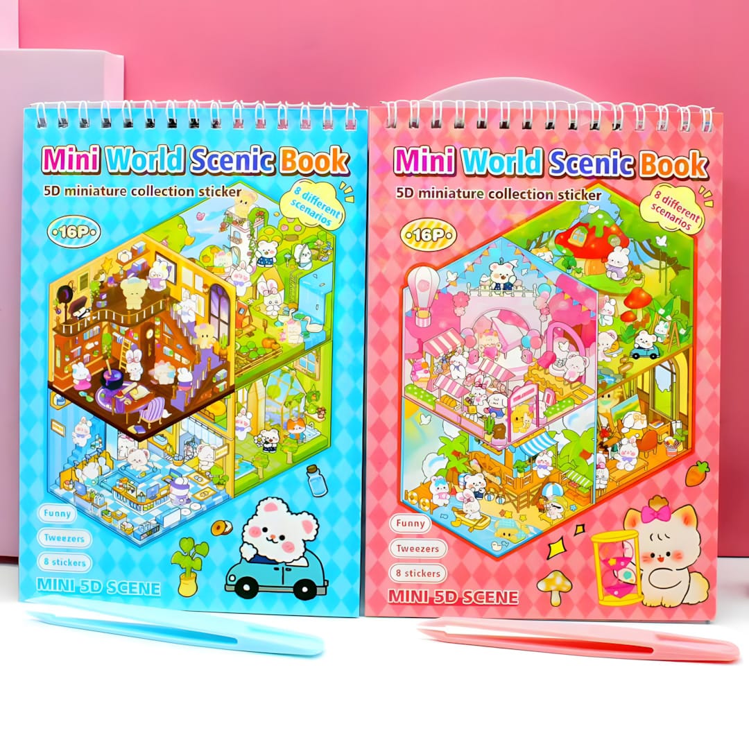 SZ-358 Scene Sticker Book DIY