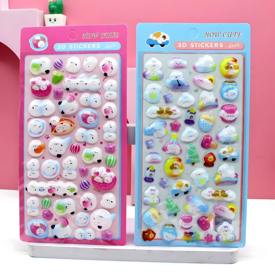 SZ-508 3D Embossed Stickers