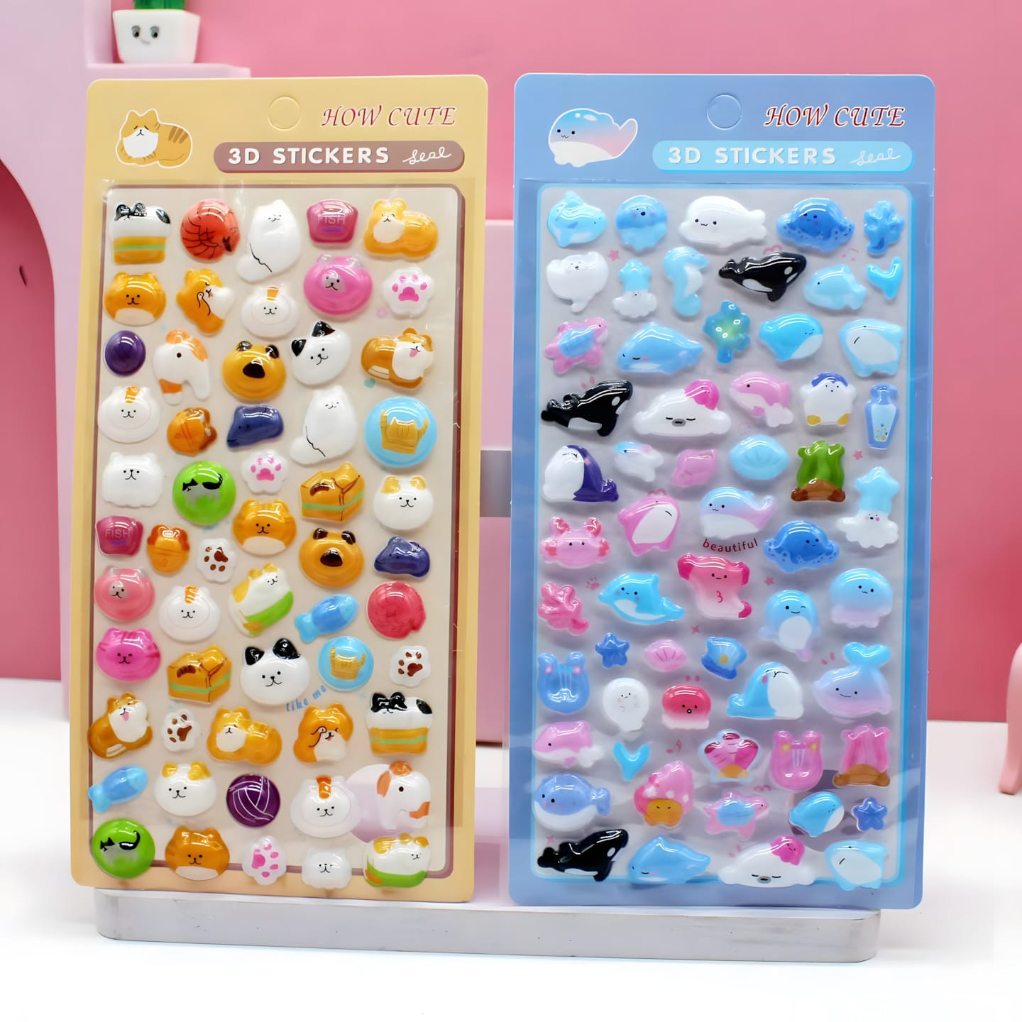 SZ-508 3D Embossed Stickers
