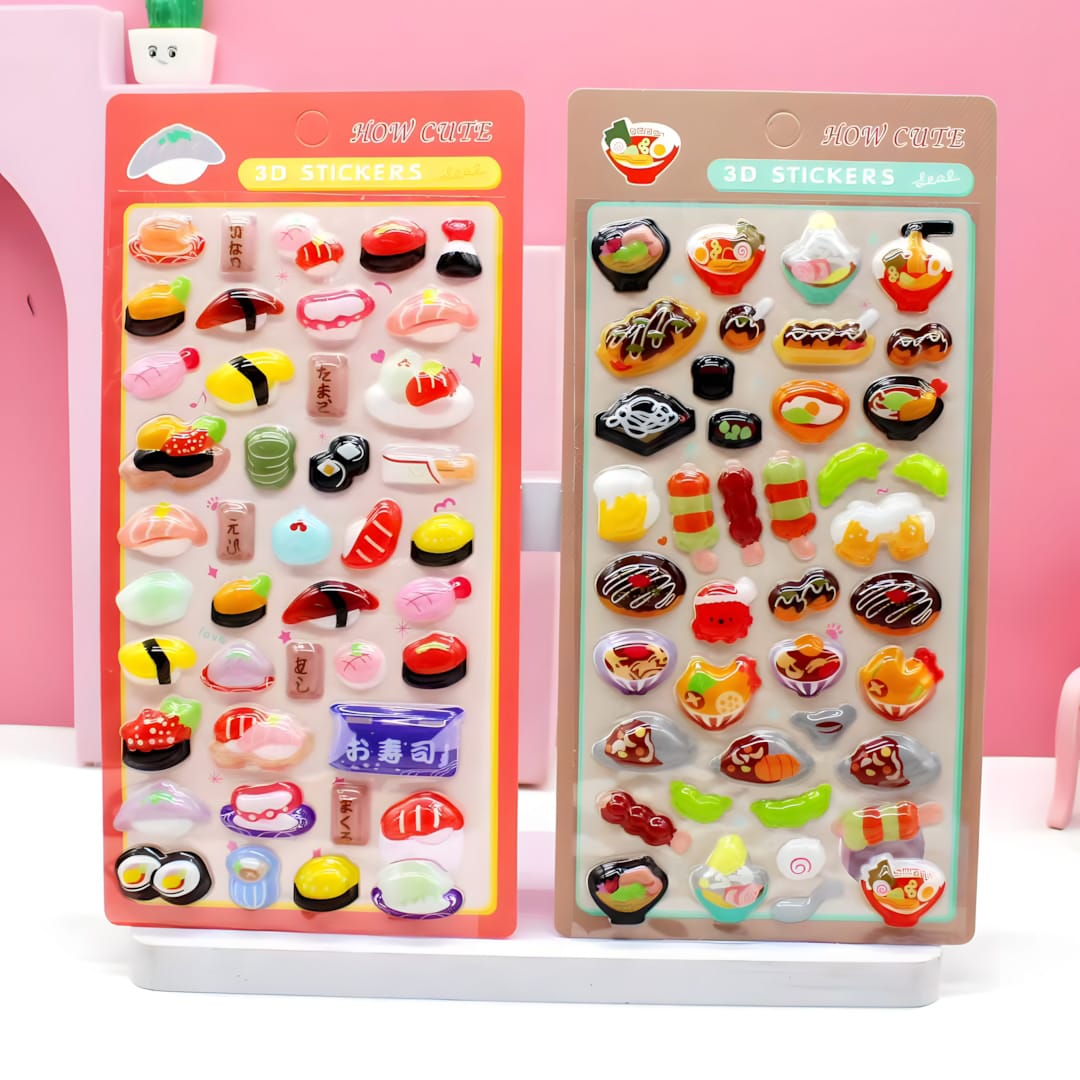SZ-508 3D Embossed Stickers