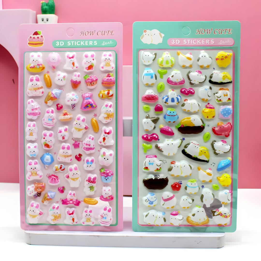 SZ-508 3D Embossed Stickers