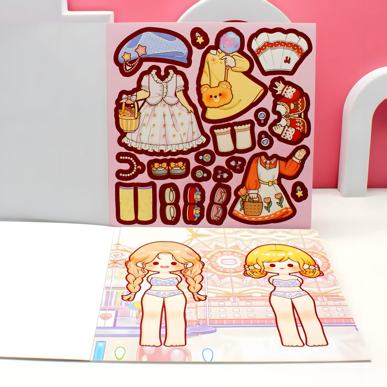 SZ-510 Dress-Up Sticker Book (9pcs)