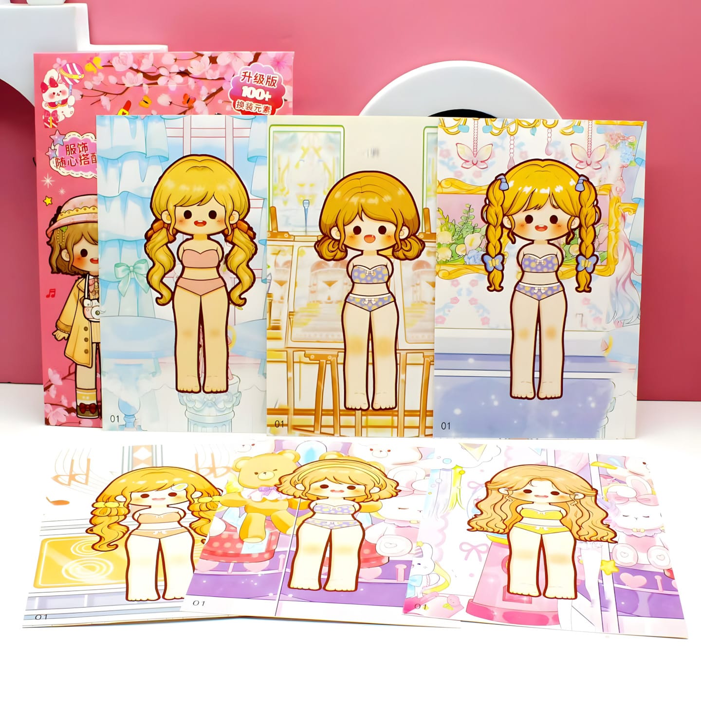 SZ-511 Girls Dress-Up Sticker Pack (10pcs)