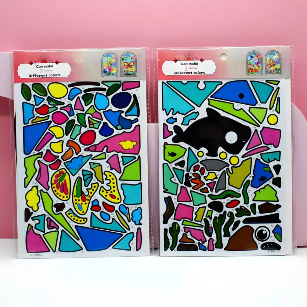 TTBB Cartoon Window Art DIY Stickers