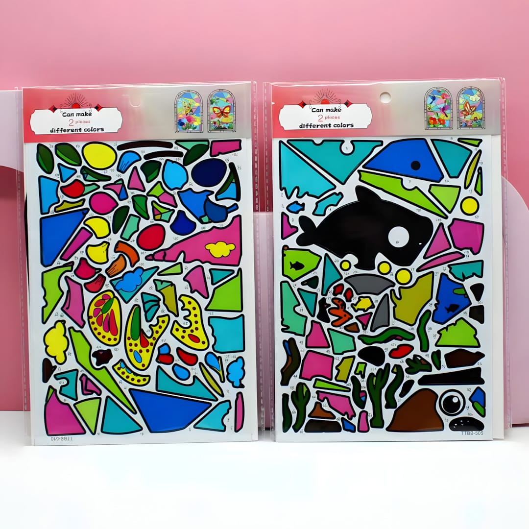 TTBB Cartoon Window Art DIY Stickers