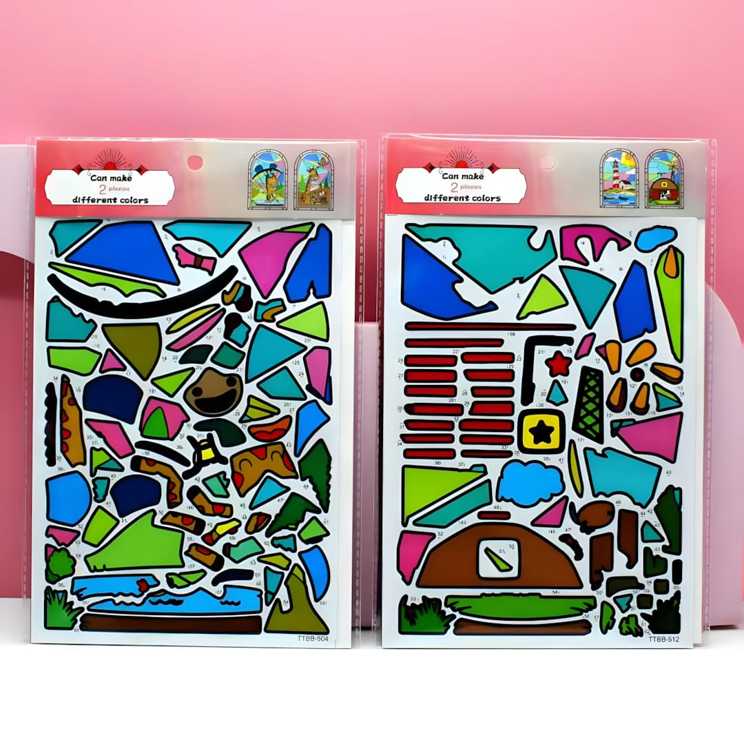 TTBB Cartoon Window Art DIY Stickers