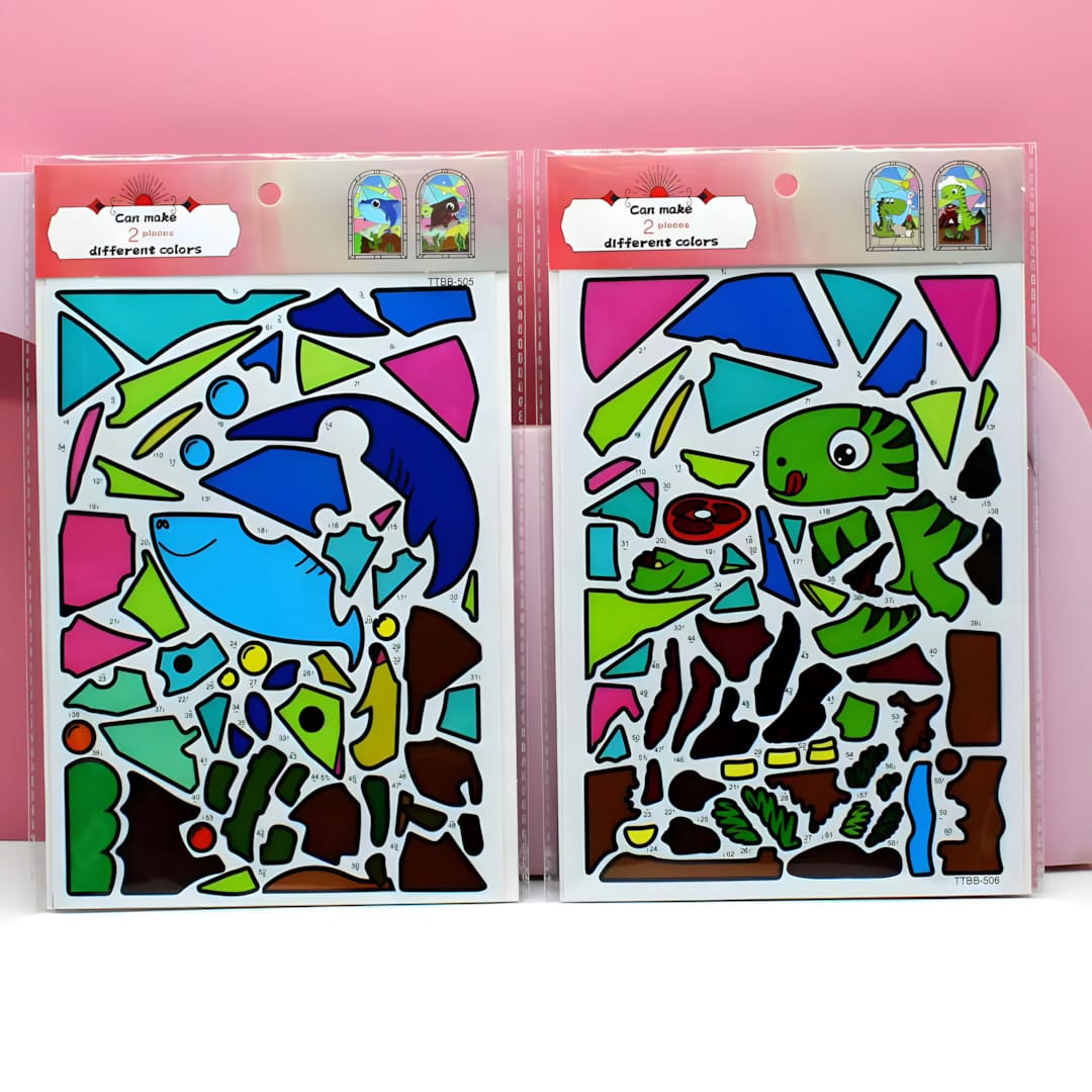 TTBB Cartoon Window Art DIY Stickers