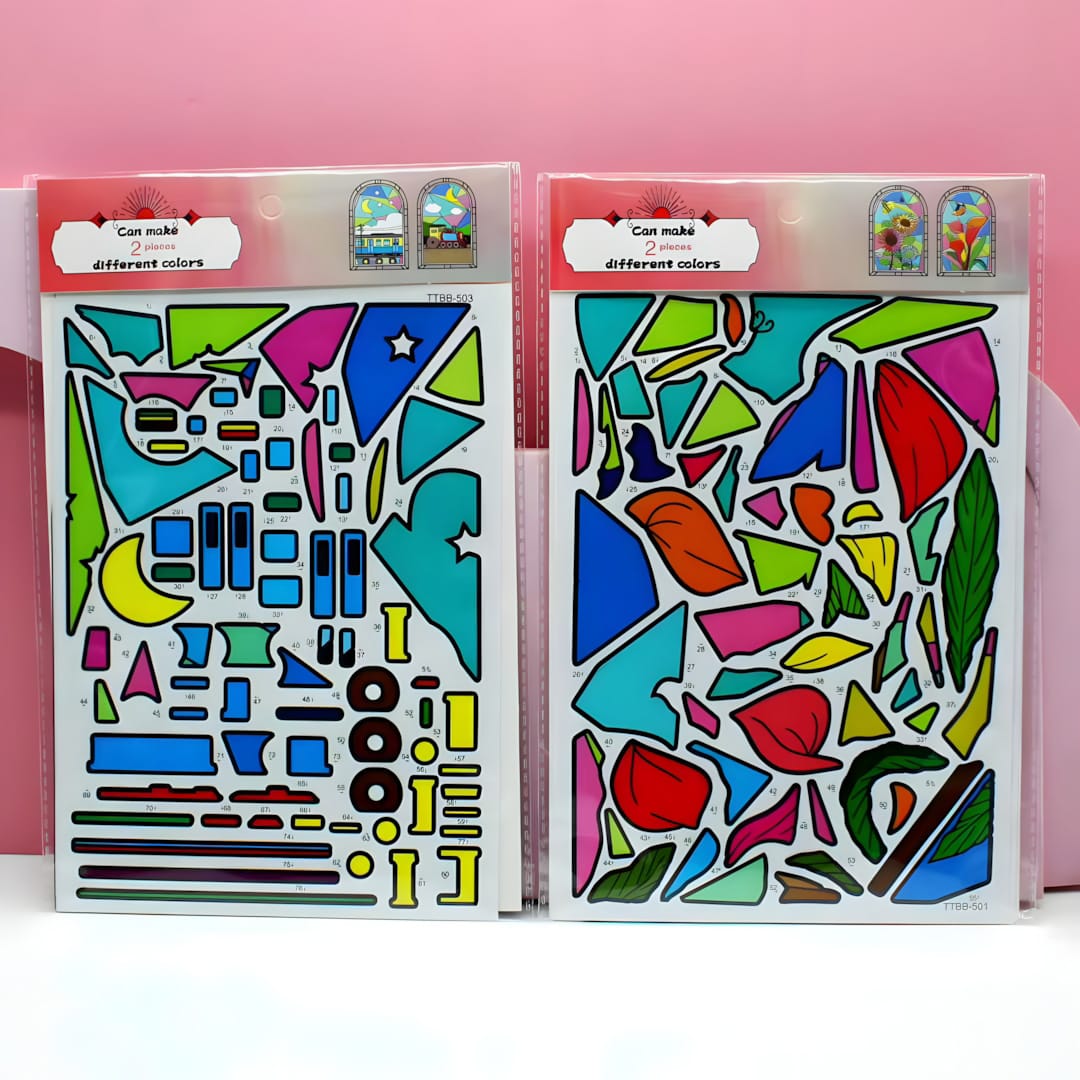 TTBB Cartoon Window Art DIY Stickers